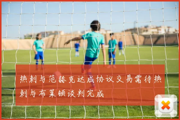 热刺与范赫克达成协议交易需待热刺与布莱顿谈判完成